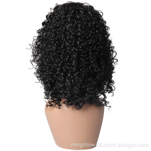 No MOQ fast delivery high temperature synthetic lace wig cheap